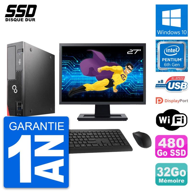 Fujitsu D556 DT 27-Inch All-in-One Computer