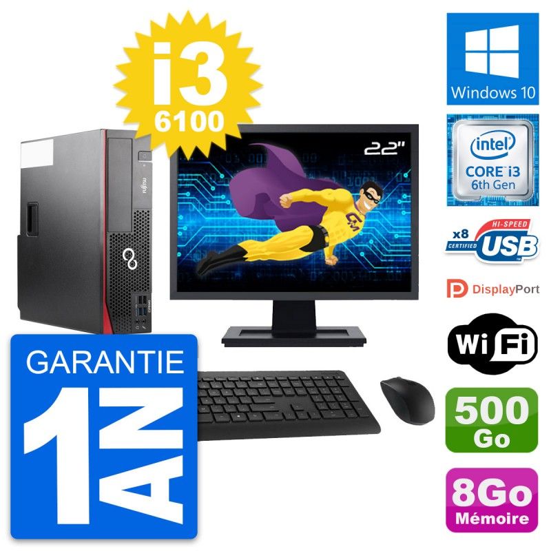 Fujitsu D556 DT 22-Inch Desktop Computer