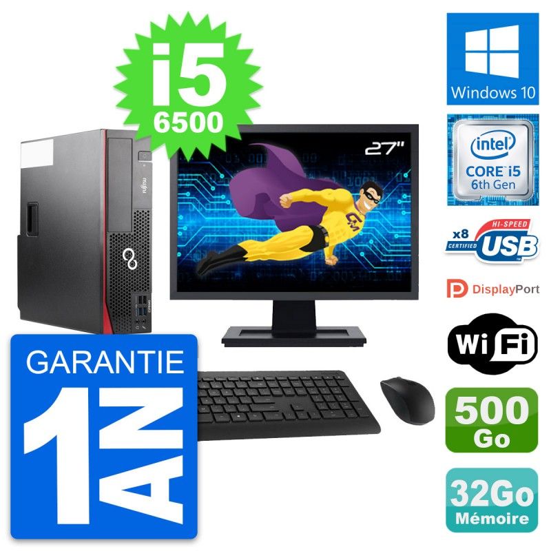 Fujitsu D556 DT 27-Inch All-in-One Computer