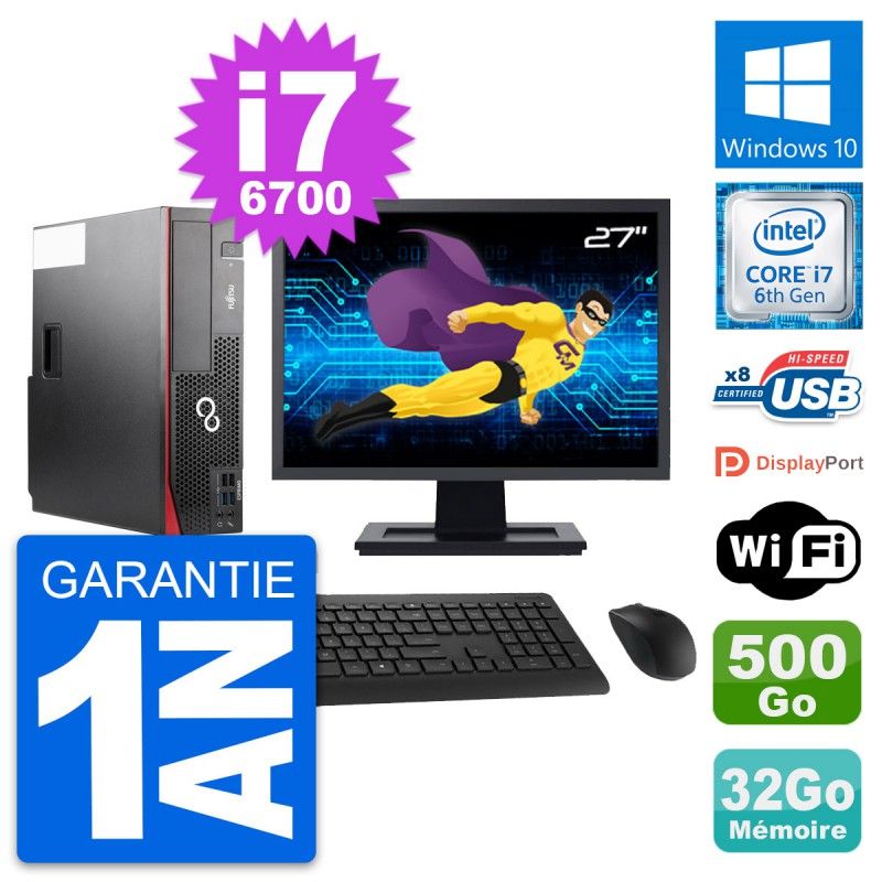 Fujitsu D556 DT 27-Inch All-in-One PC