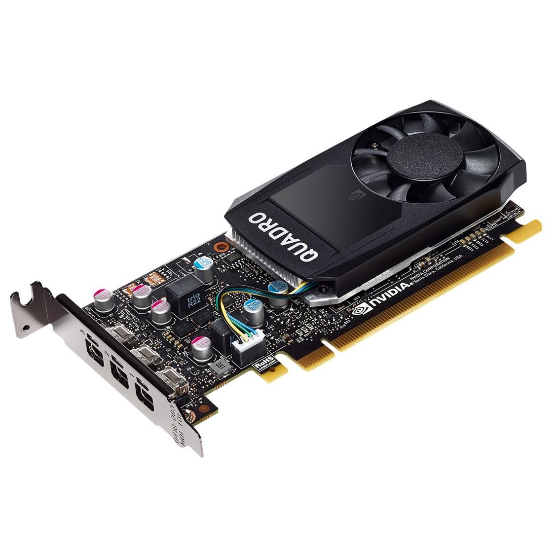 PNY Quadro P400 Graphics Card - 2GB GDDR5 - Low Profile PCIe 3.0 x16 - 3x Mini DisplayPort