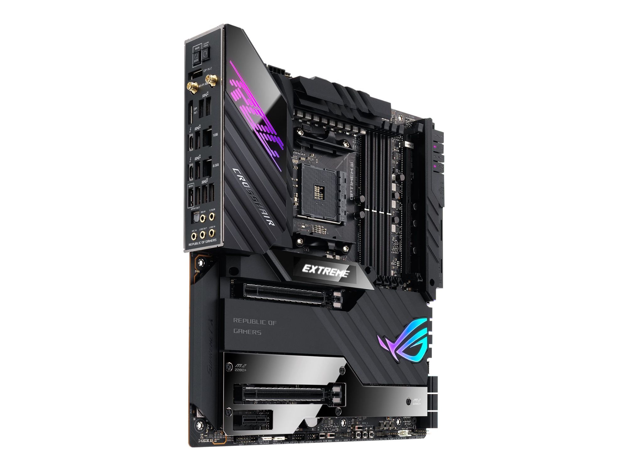 ASUS ROG Crosshair VIII Extreme - ATX Motherboard with AMD X570, USB-C, 10GB LAN, Wi-Fi 6