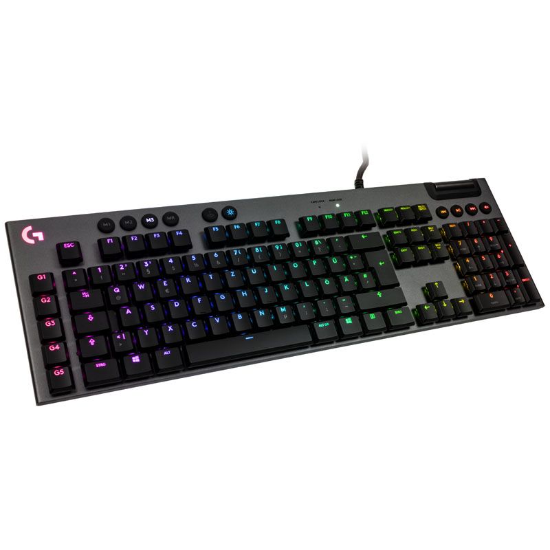 Teclado de juego Logitech G920 en alemán QWERTZ mecánico - Negro