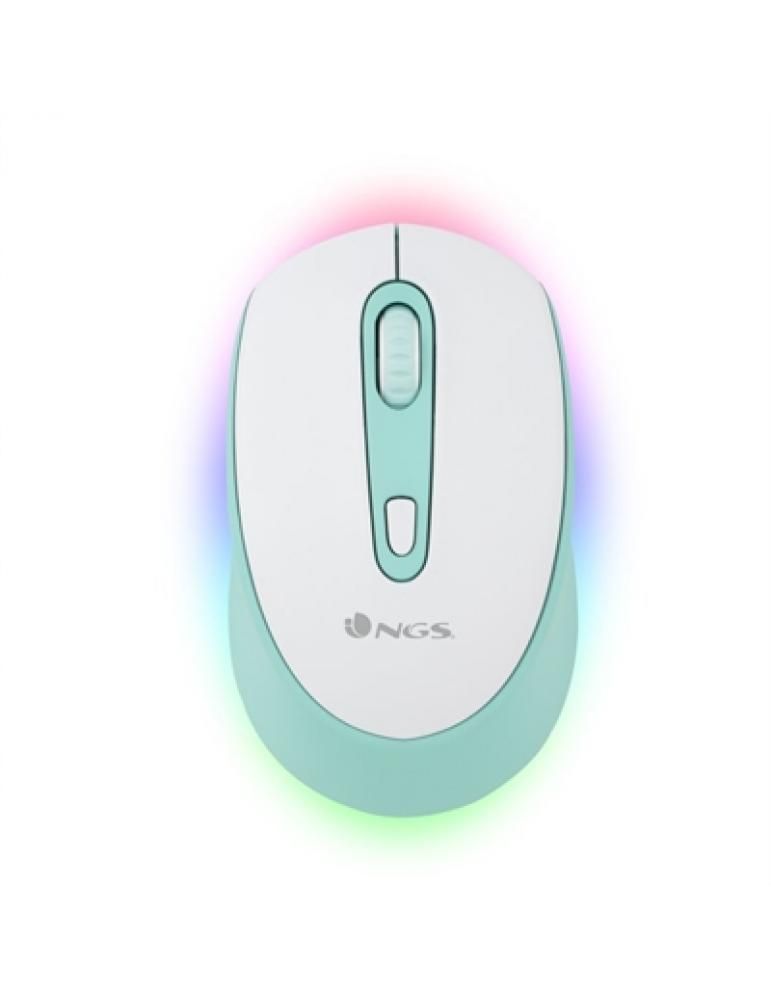 NGS Wireless Rechargeable Mouse LED White