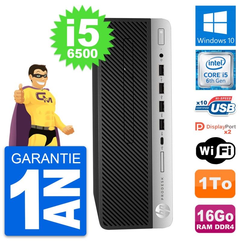 HP ProDesk 600 G3 SFF Desktop Computer