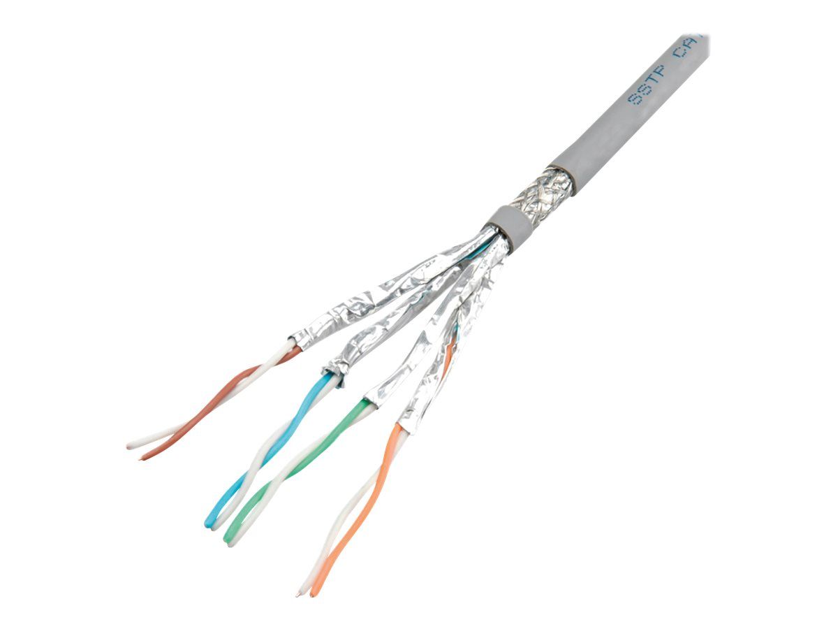 Secomp Roline Bulk Cable - 300m SFTP CAT 6e Halogen-Free Solid - Grey