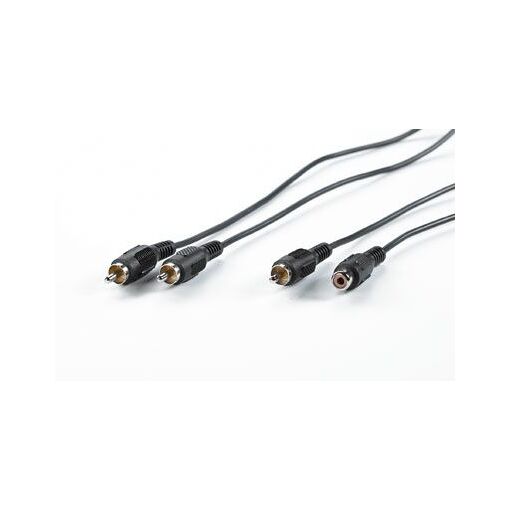 Extensor de cable de video/audio Secomp - 10 m Blindado macho RCA a hembra