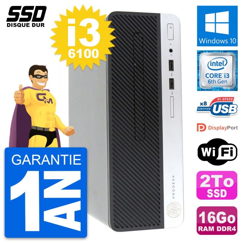 HP ProDesk 400 G4 SFF Desktop Computer