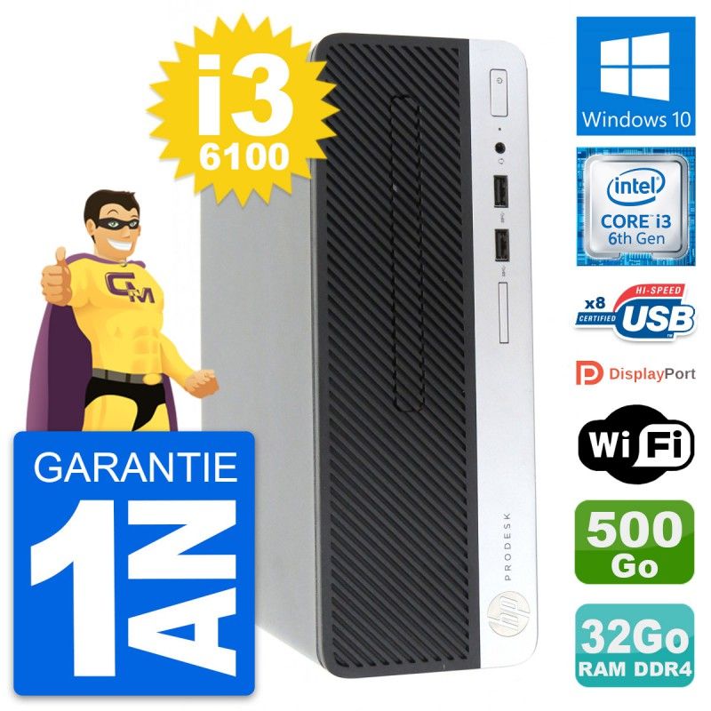 HP ProDesk 400 G4 SFF Desktop Computer
