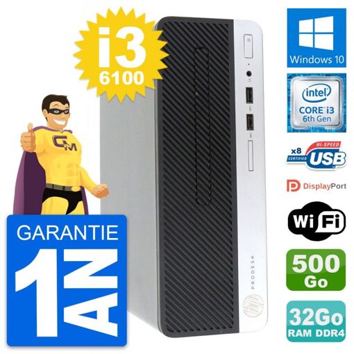 HP ProDesk 400 G4 SFF Desktop Computer