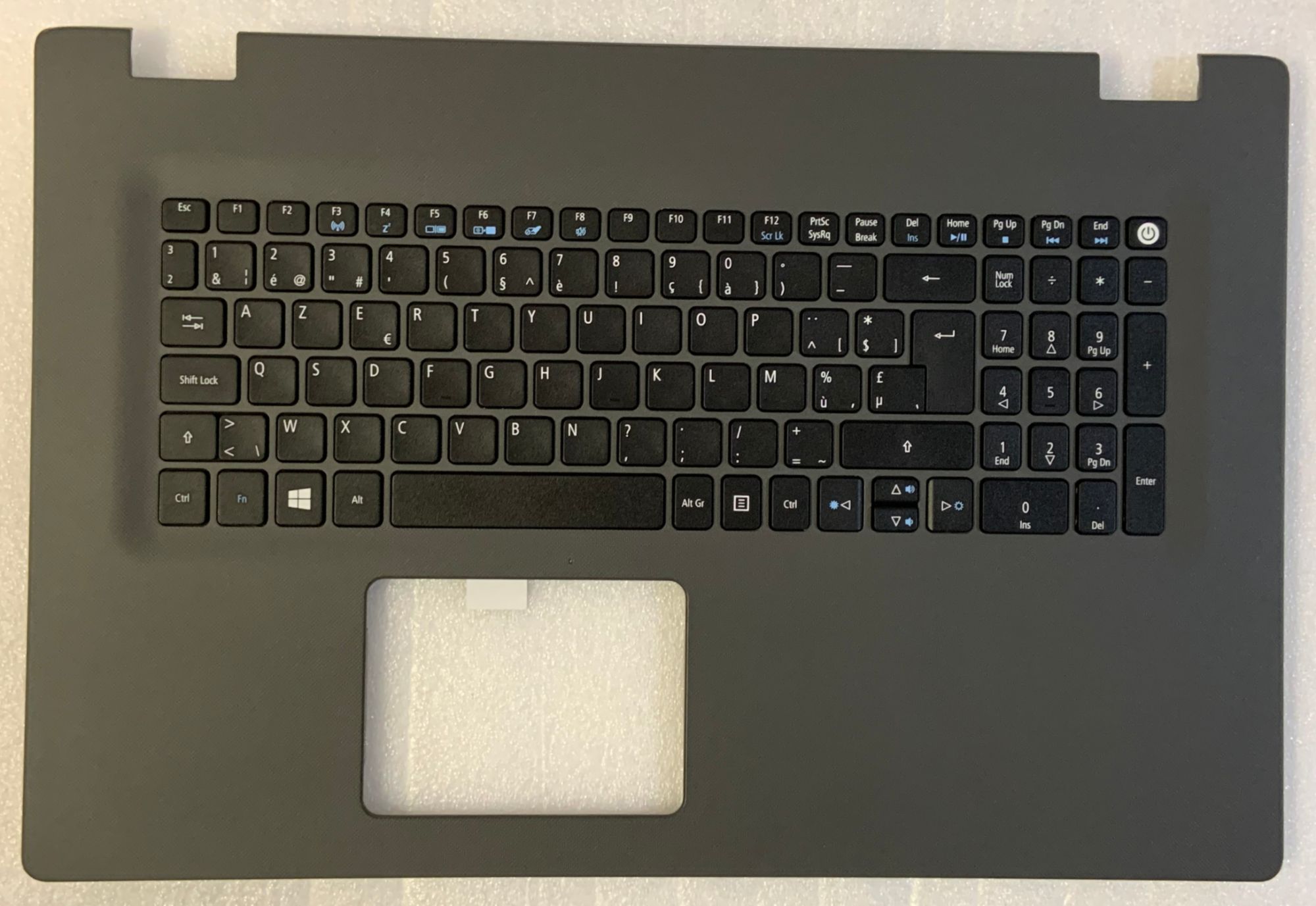 Acer Aspire E5 Keyboard - Belgian Azerty, Grey