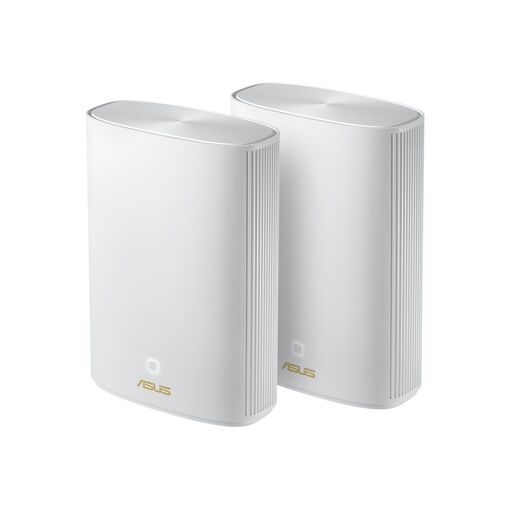 ASUS ZenWiFi AX Hybrid (XP4) Wi-Fi System - 2 Routers - Up to 5500 sq. ft. Coverage - 1GbE Mesh, HomePlug AV (HPAV) 2.0 - Wi-Fi 6 - Dual Band