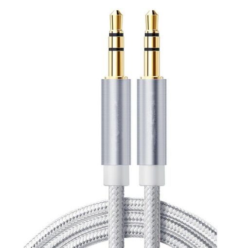 Câble audio Nipseyteko 3,5 mm, 1 m blanc