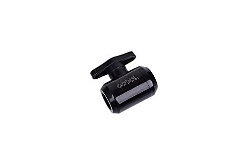 Alphacool Eiszapfen 2-Way Ball Valve, Deep Black