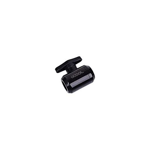 Vanne sphérique à deux voies Alphacool Eiszapfen, noir profond