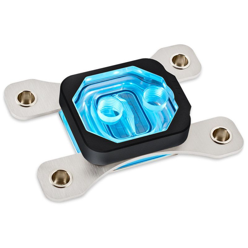 Aqua Computer Kryos Next RGB AM4 - Acryl + 925 Silver, Black