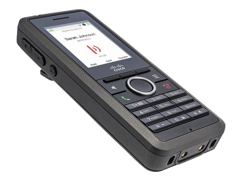 Cisco IP DECT Phone 6825 - Wireless Handset Extension - Bluetooth Interface - DECT - SIP - 2 Lines