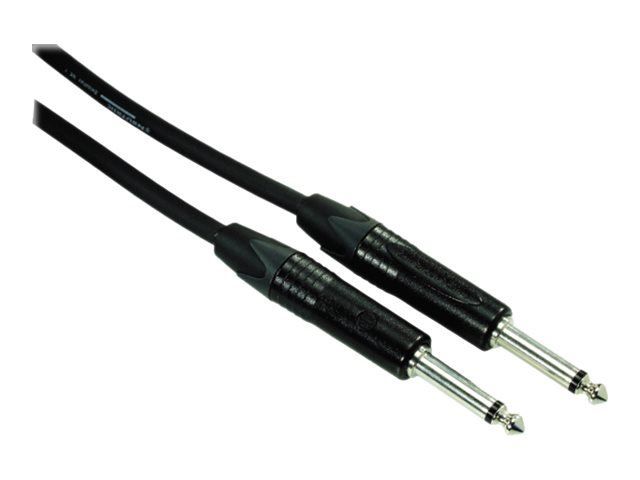 Contrik X-Series Audio Cable - 6m Mono Male to Mono Male - Black