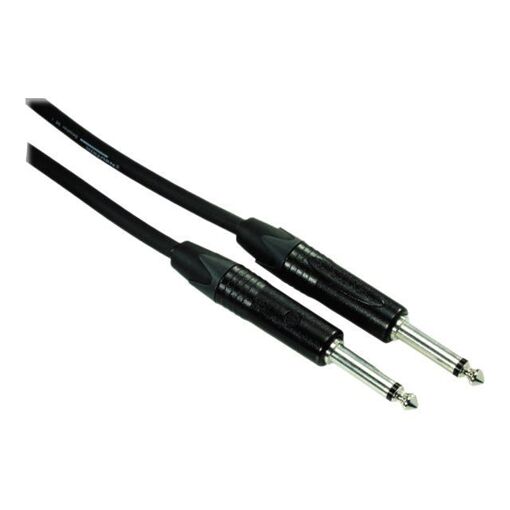 Câble audio Contrik X-Series - 6 m, connecteur mono mâle/mâle - Noir