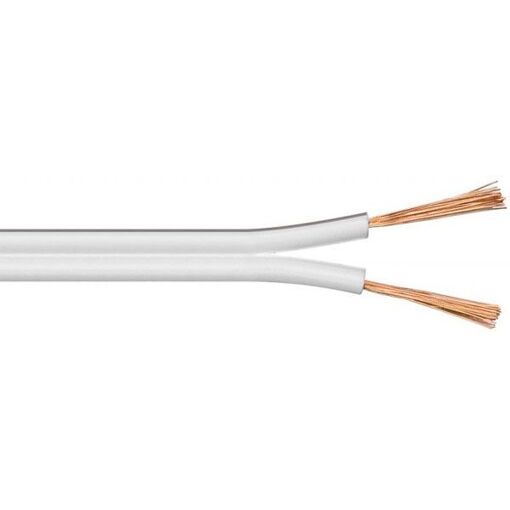 Wentronic Goobay Speaker Cable - 0.75mm², 10m, White