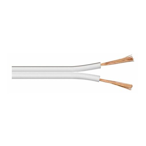 MicroConnect Speaker Cable - 2.5mm² - 100m - White