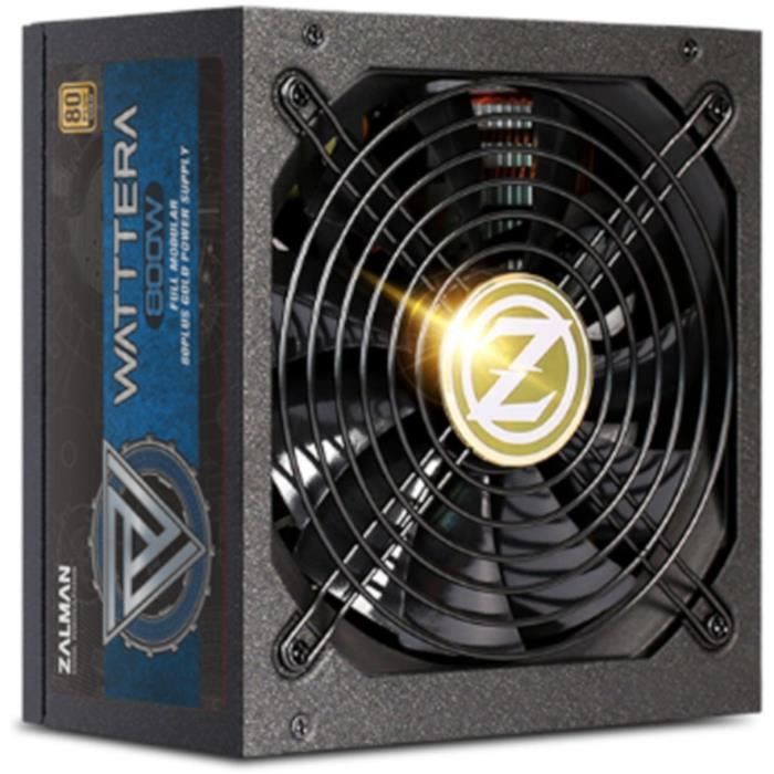 Zalman WattTera 800W (80+ Gold) Modular PC Power Supply