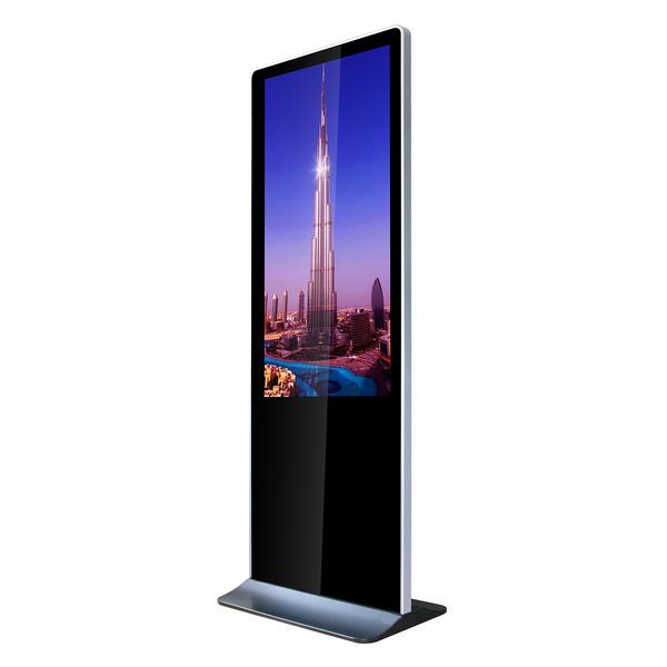 Kimex 55'' Video Totem, Full HD, 500 cd, 24/7, Indoor + Flightcase