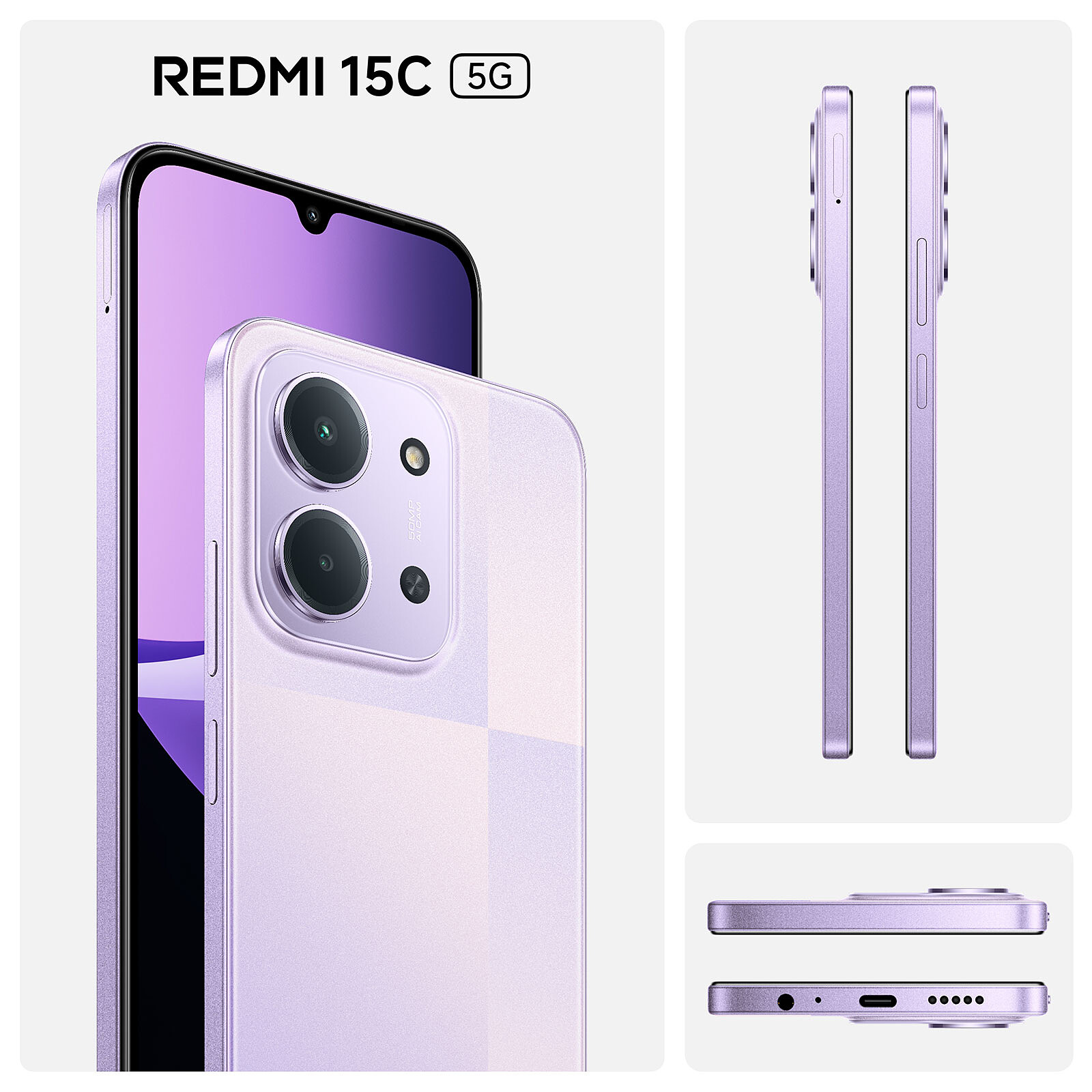Xiaomi Redmi 15C 5G Purple (4GB / 256GB)