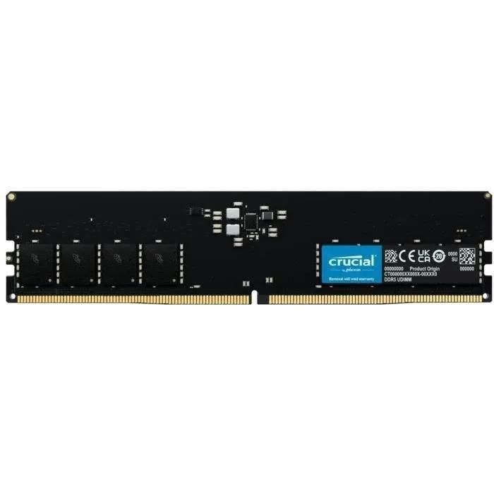 Micron Technology DDR5 32GB (288-Pin DIMM, 4800MT/s, PC5-38400, CL40, 1.1V, Unbuffered, Non-ECC)