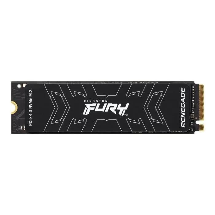 SSD Kingston FURY Renegade - 500 Go - Intégré - M.2 2280 - PCIe 4.0 (NVMe) - pour kit Intel Next Unit of Computing 12 Pro
