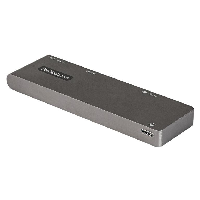 StarTech.com USB-C Multiport Adapter for MacBook Pro/Air - 4K HDMI, 100W Power, SD/MicroSD Card Readers, 2x USB 3.0 Ports - Portable Mini Dock (DKT30CMHSDPD) 