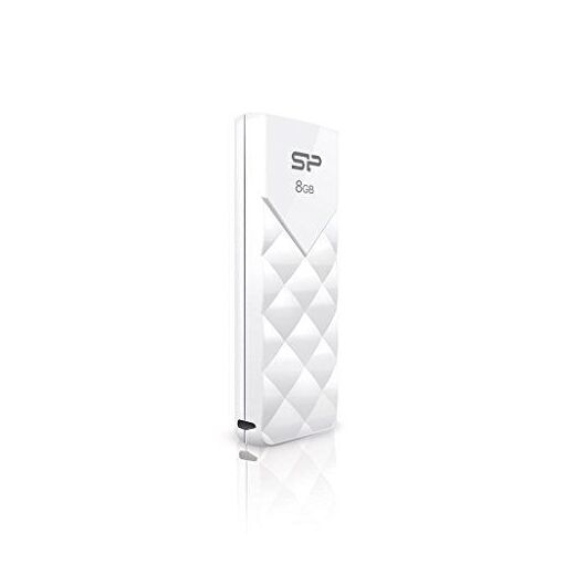 Silicon Power Ultima U03 8GB USB Flash Drive - White
