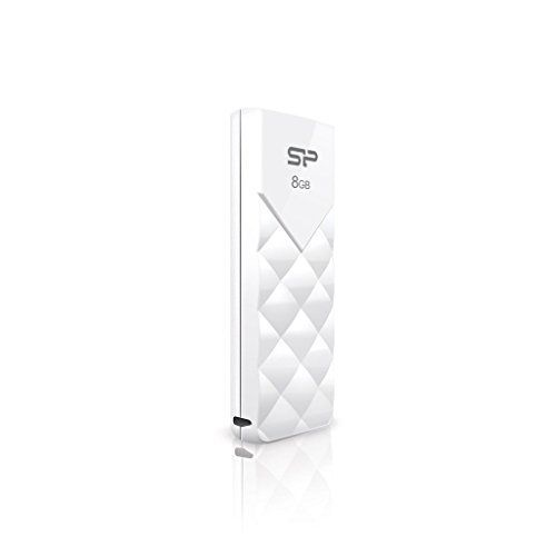 Silicon Power Ultima U03 8GB USB Flash Drive - White