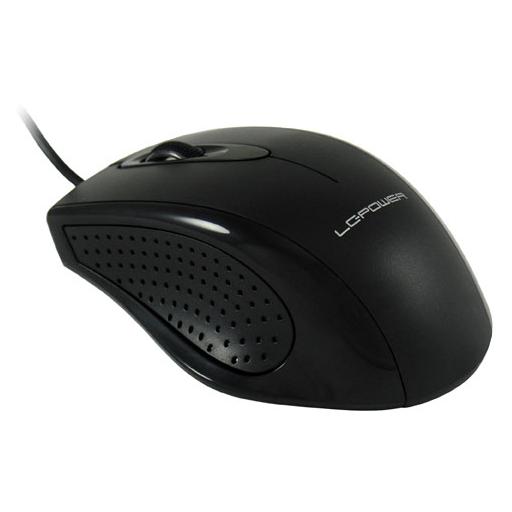 LC Power M710B Optical Wired Mouse - Black