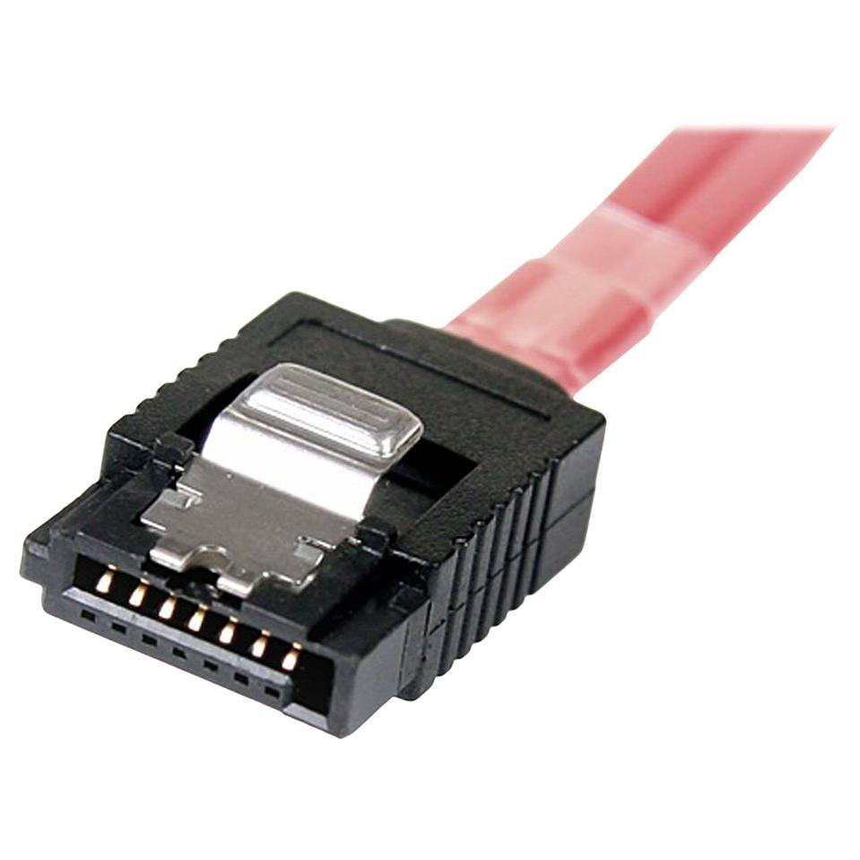 StarTech.com Mini SAS to 4 SATA Cable with Lock - Internal SAS to 4 SATA - 1x SFF-8087 (M) to 4x SATA (F) - 50cm - SATA/SAS Cable - Serial ATA 150/300/600 - 4 Lanes