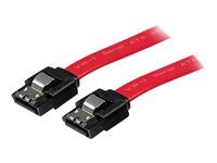 StarTech.com 15cm SATA Locking Cable - SATA Cable - 150/300/600 ATA - SATA to SATA - 15cm - Locked - Red