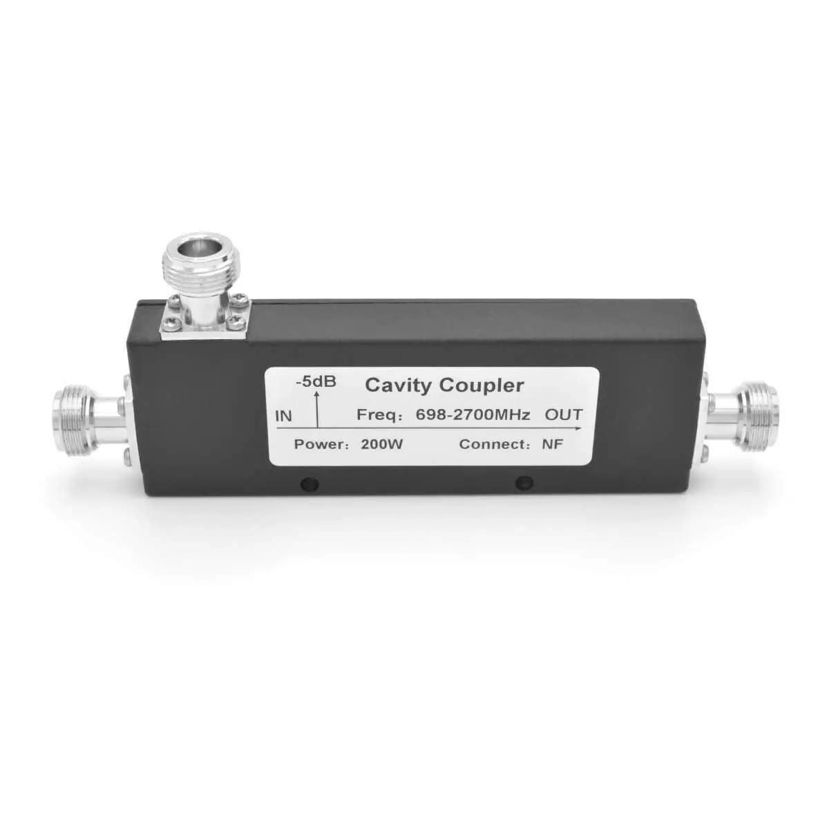 Coupleur à cavité RANGEFUL 5dB, 698-2700 MHz, N-Féminin pour la distribution inégale des signaux LTE CDMA GSM DCS 3G 4G 5G Amplificateur de signal de répétiteur