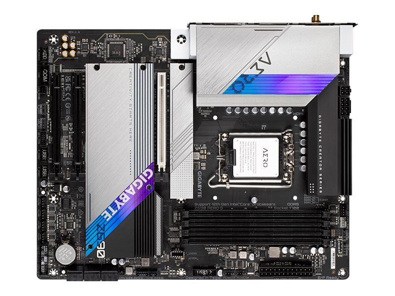 Gigabyte Z690 AERO G - ATX Motherboard with LGA1700 Socket, Z690 Chipset, 2.5 Gigabit LAN, Wi-Fi 6, Bluetooth