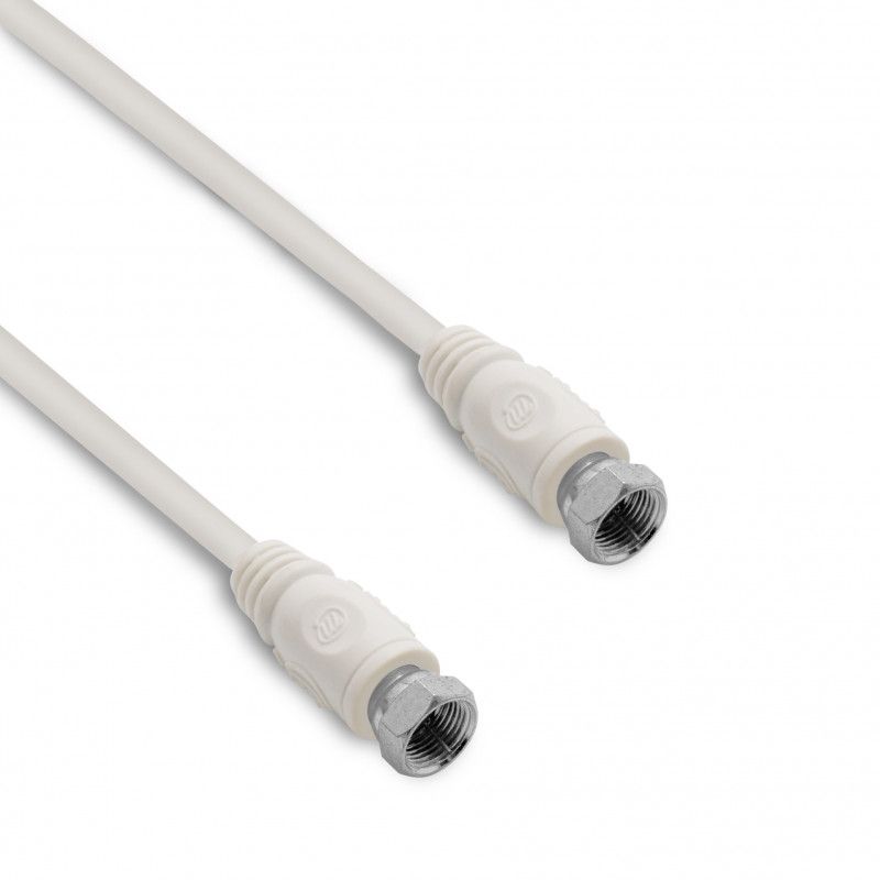 Metronic Satellite TV Coaxial Cable F Male/Male 10m