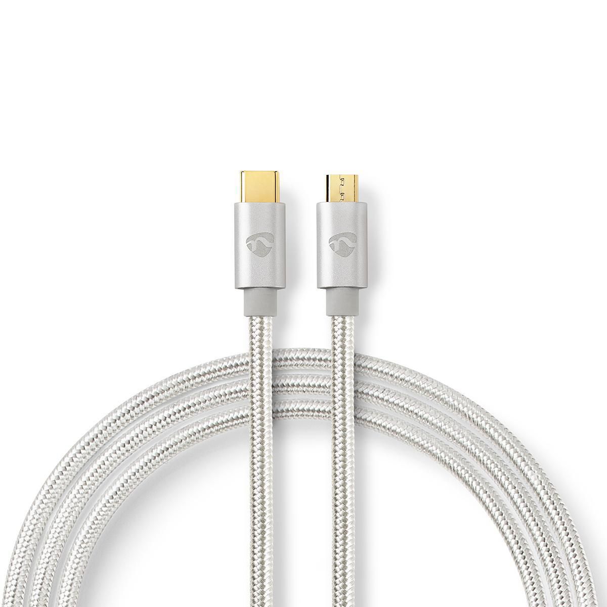 USB 2.0 Type-C to Micro B Cable, 3ft