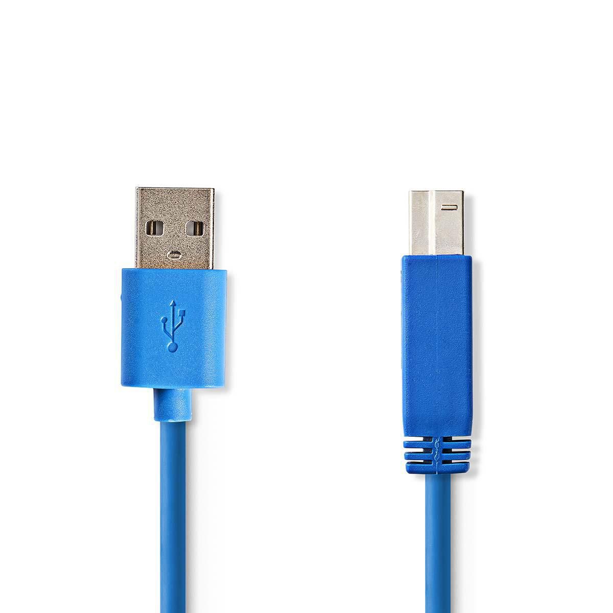 USB 3.0 Cable A Male - B Male, 3ft, Blue