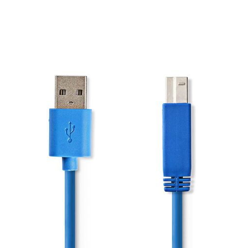 Cable USB 3.0 Macho-Macho, 3 metros, Azul