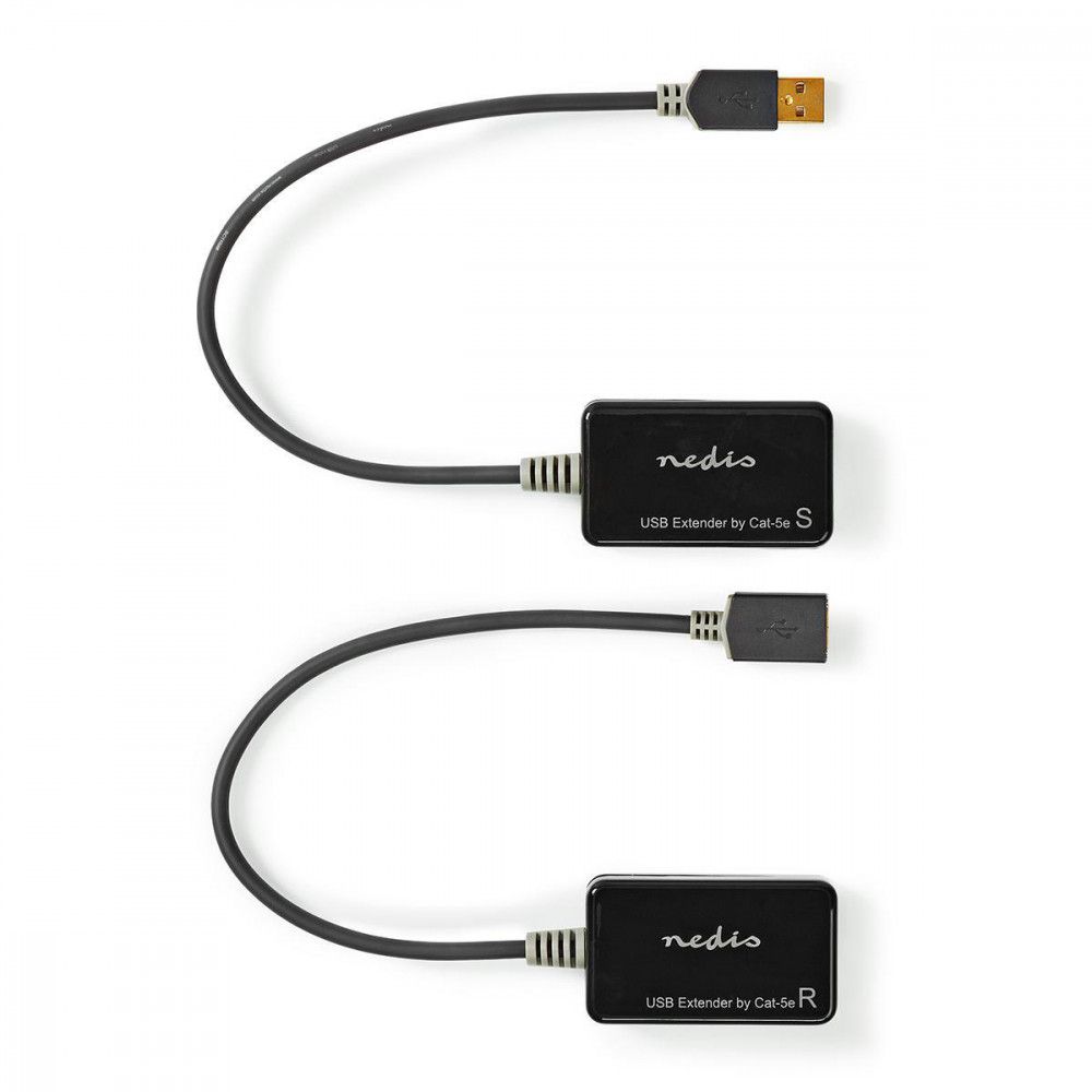 USB 2.0 Active Cable Extension - Male to Female - 50m - Black