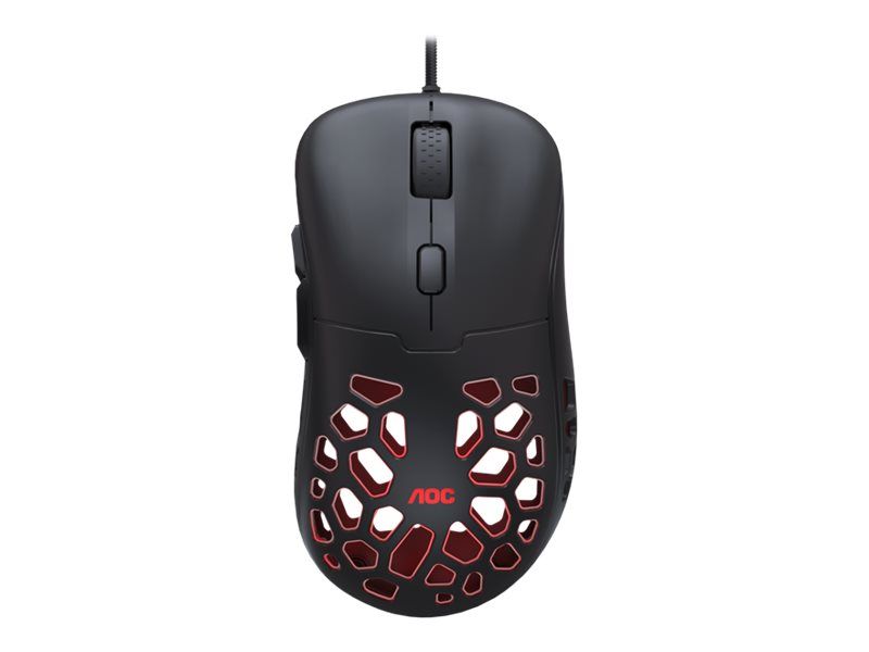 AOC Gaming GM510B - Ergonomic Wireless Gaming Mouse for Right-Handed Users