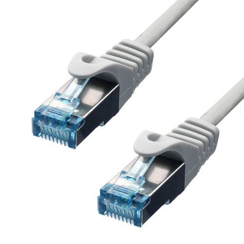 ProXtend RJ-45 (M) to RJ-45 (M) Cable - 7m, 6mm - SFTP, PiMF - CAT 6a - IEEE 802.3at - Halogen-free, Molded, Hook-less, Locked - Gray