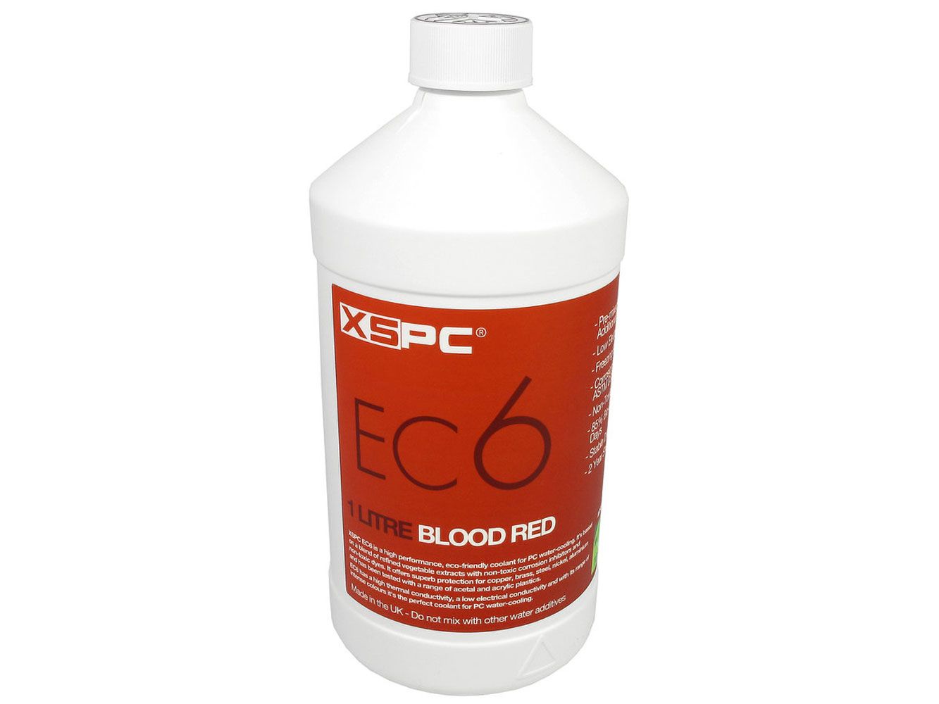 XSPC EC6 Refrigerante - Líquido refrigerante rojo de 1 L