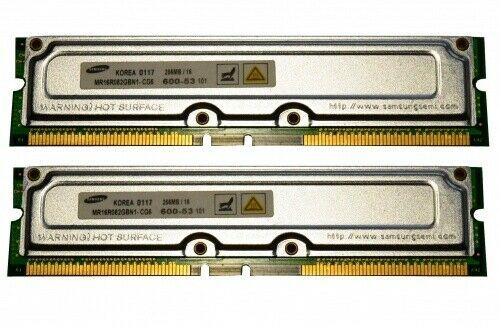 Samsung 256MB RDRAM Module (184-pin, 800MHz/PC800, 2.5V, Non-ECC)