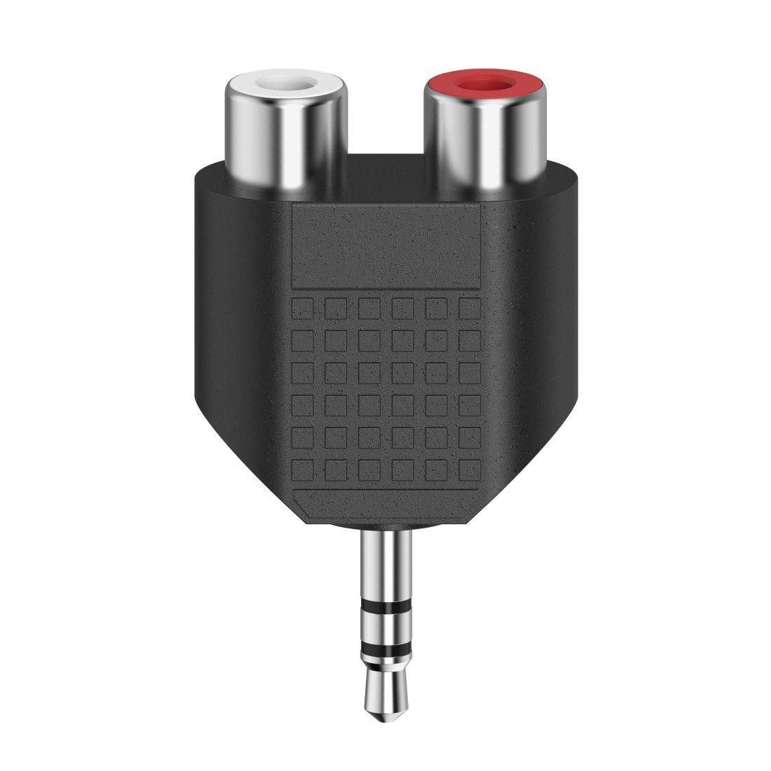 Adaptador de audio Hama Classic Line, conector macho estéreo de 3,5 mm a 2 conectores hembra RCA