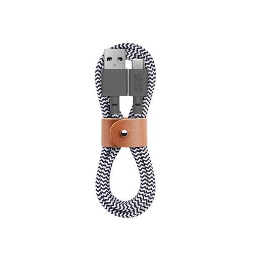 Cable Native Union USB A a USB C, Zebra, 1,2 m