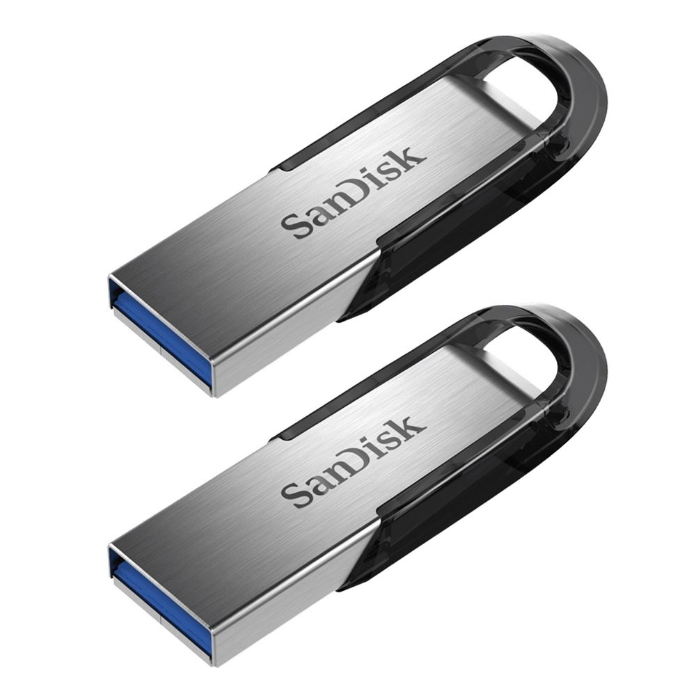 Sandisk Ultra Flair 32GB USB Drive (2-Pack) - Gray